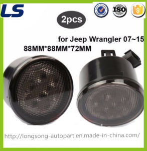 07-15 for Jeep Wrangler Jk Turn Signal Lights Amber Front LED Lamps 4W