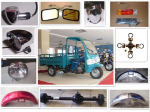 Gas Cargo Tricycle Fender Mirror Headlight