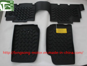 TPE Foot Pad Floor Mat for Two/Four Doors Jeep Wrangler