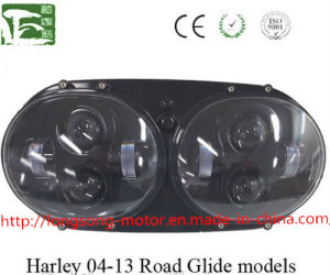 5 3/4 Inch LED Double Headlight for Harley Road Glide