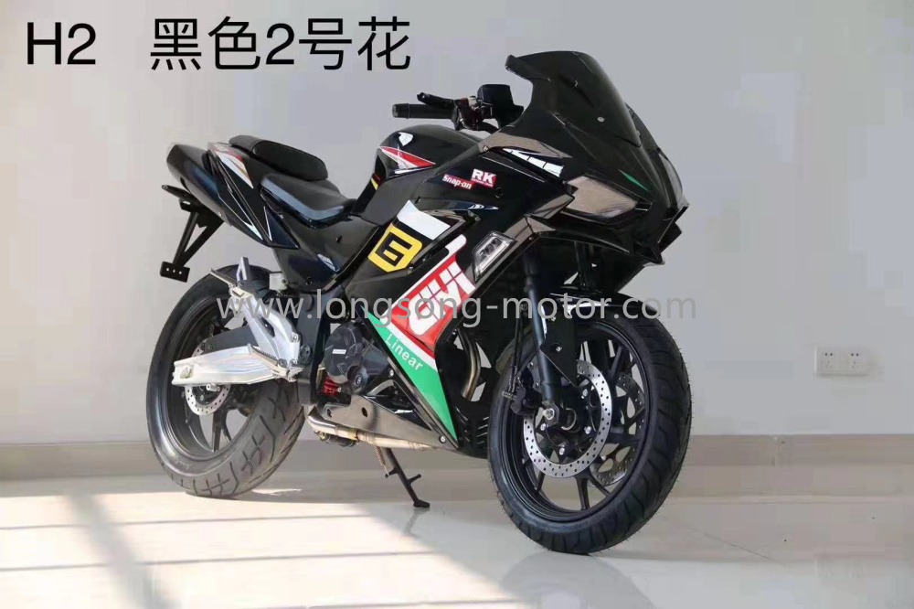 Kawasaki H2 400CC Racing Motorcycle Speed Gasoline for Two Wheeled Motorbike