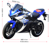  Electric Racing Motorcycle 72V 3000W E Sport Motorcycle V6 Motorbike