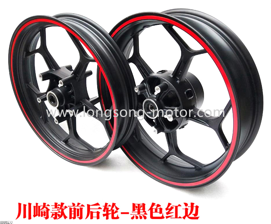 Kawasaki Motorcycle Front And Rear Wheel Hub 3.0-17 Aluminum Alloy Wheel Drum Ninja250 Motorbike parts